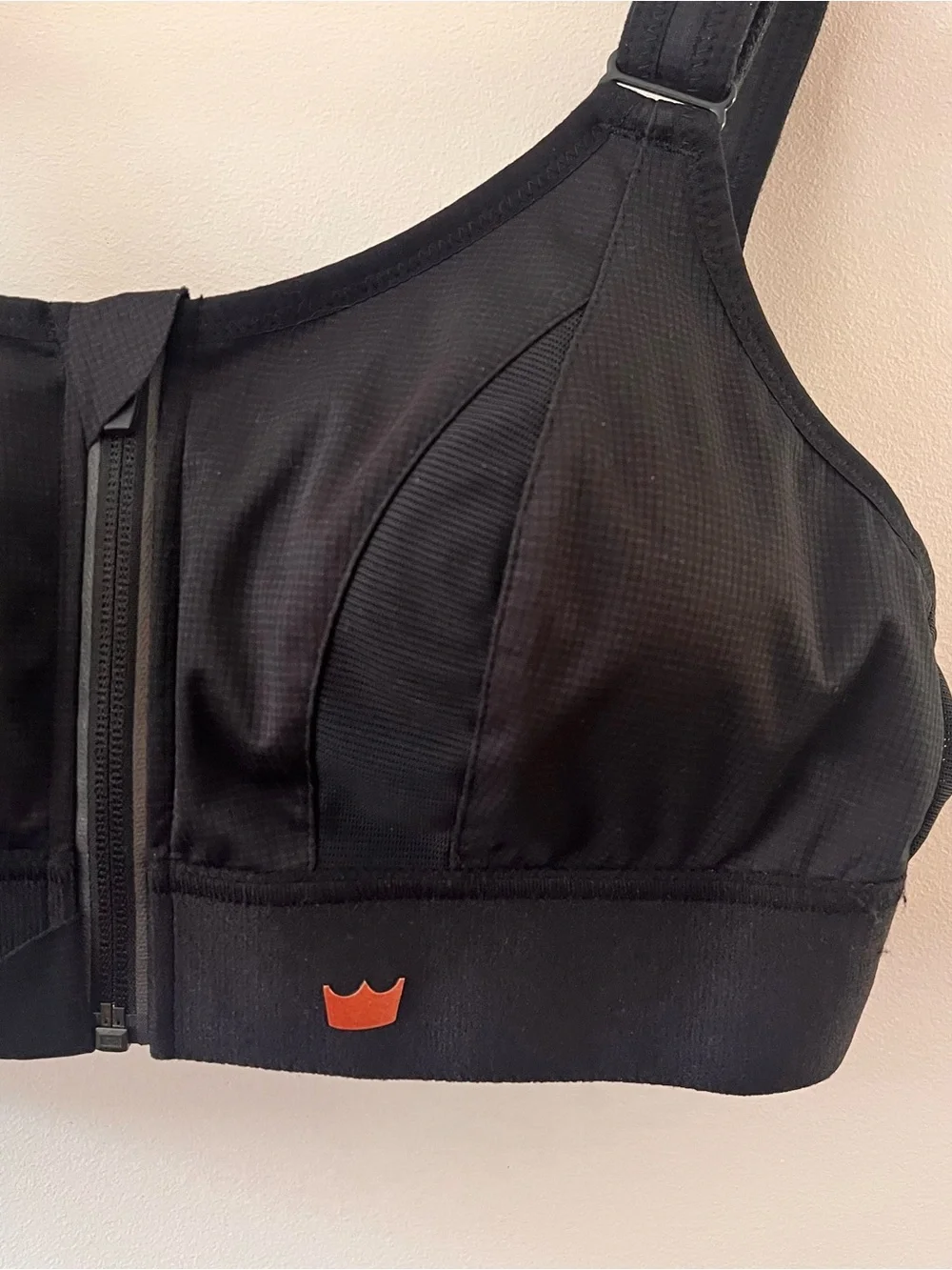 Shefit Ultimate Sports Bra High Impact Adjustable Black Size Luxe EUC
